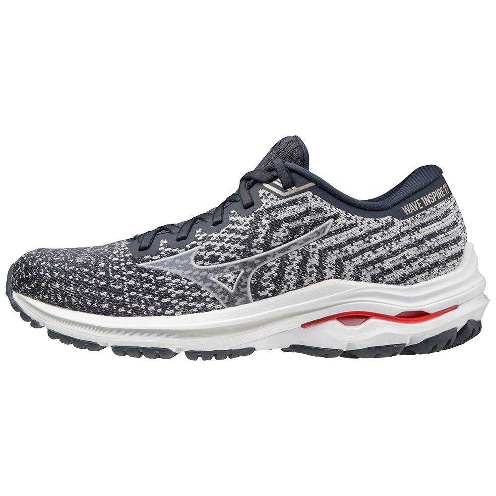 Mizuno Wave Inspire 17 WAVEKNIT D (Wide) Női Futócipő Szürke XAJ057891